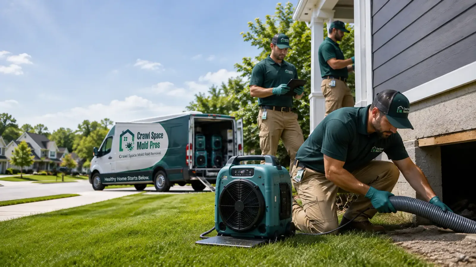 Crawl Space Mold Removal in Harwood, MO